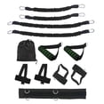 thumbnail image 4 of Ensemble de 12 Bandes de Résistance avec Sangles d'Étirement, 4 Bandes de Résistance, Ceinture de Taille Ajustable, /poignet, Poignées d'Ancre de Porte avec Sac de Rangement - 25 Lb, 4 of 8