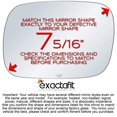 thumbnail image 4 of exactafit 8103L Driver Side Mirror Glass Replacement Repair Compatible With 1997 1998 1999 2000 2001 Jeep Cherokee, 4 of 4