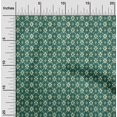 thumbnail image 1 of oneOone Tissu Georgette Viscose à Carreaux Kasuri Imprimé Tissu d'Artisanat BTY 42 Pouces de Large, 1 of 4