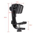 thumbnail image 2 of 2Pcs Drum Microphone Clips Drum Adjustable Microphone Holder Drum Hoop Rim Mount Shock Mount, 2 of 5