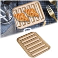 thumbnail image 2 of Bon Steel Baking Tray French Bakeware Fernandes Old Strip Finger Cake Mould Durable Steel Baking Tool for Kitchen, 2 of 6