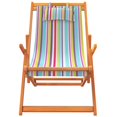 thumbnail image 2 of vidaXL Folding Beach Chairs 2 pcs Multicolour Fabric, 2 of 5