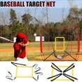 thumbnail image 1 of LJNYFDC Durable Baseball Mesh Baseball Strike Zone Target Net with Hooks Portable Softball Baseball Pitching Accuracy Training Mesh Adjustable Hitting Batting, 1 of 7