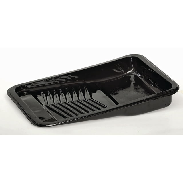 Pintar Doublure de Plateau de Peinture pour Plateau de Peinture en Métal en Plastique Noir Jetable avec texture Nervurée pour Applicateurs de Peinture et Réservoir de Peinture Lisse, Conçue pour un Nettoyage Facile et la Protection des Plateaux de Peinture pendant les Projets de Peinture.