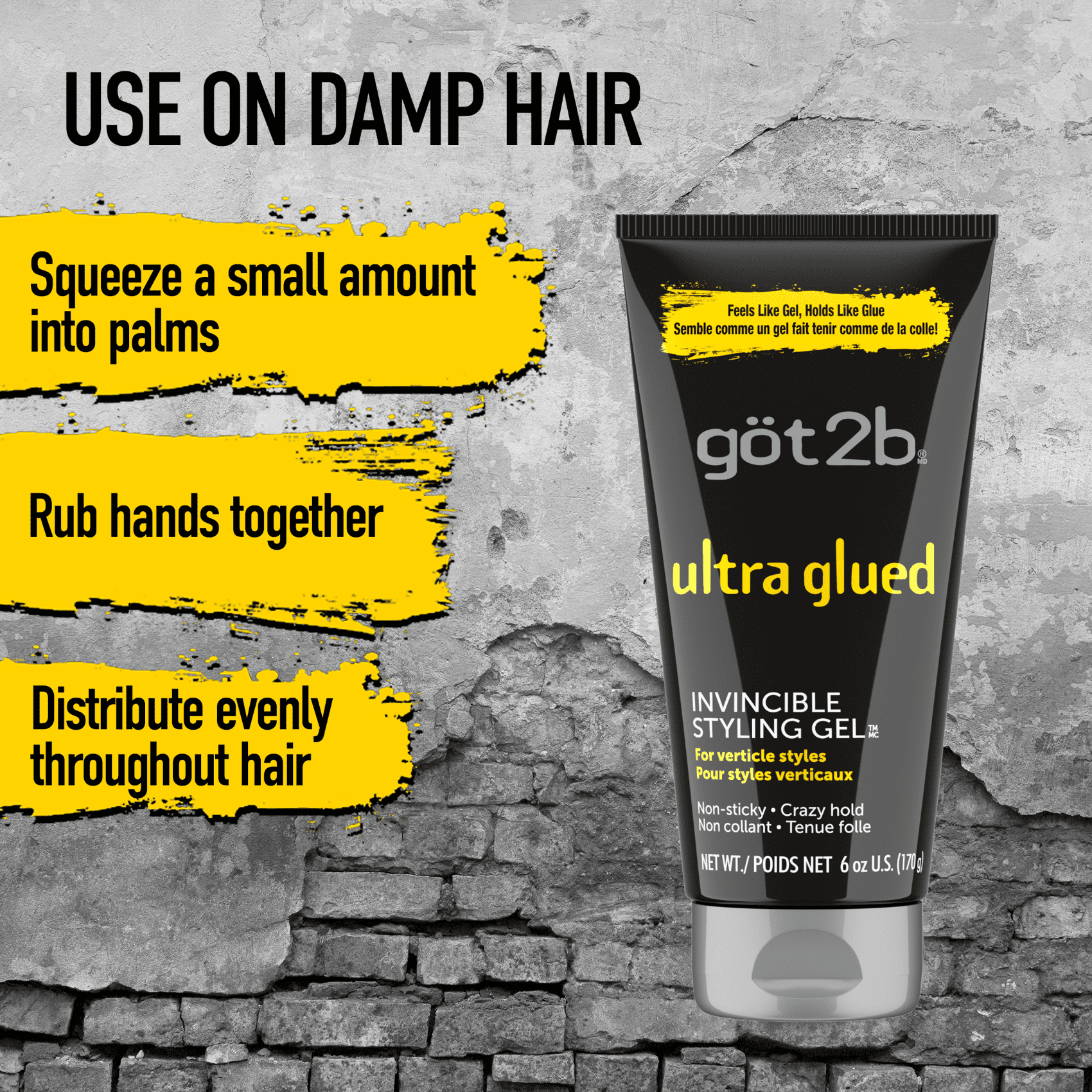 got2b Gel Stylisant Invincible Ultra Glued