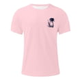 thumbnail image 3 of T-shirt Décontracté à Imprimé Graphique, Manches Courtes, Col Rond, pour Usage Quotidien, T-Shirt pour Homme à Coupe Confortable et, 3 of 3