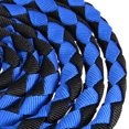 thumbnail image 4 of Graflsoa Durable Braided PP Rope with Solid Brass Hook for Horse, Goat, or Sheep Training - Blue & Black, 2m Length, 4 of 6