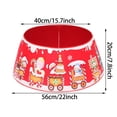 thumbnail image 2 of Hbdhejl Christmas Tree Collar Glitter Round Decorative Christmas Tree Skirt Fastening Tape Foldable Christmas Tree Ornament For Home Party Red Tree Collar Christmas Tree Collar, 2 of 3