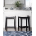 thumbnail image 2 of Tabouret de Comptoir Warren Blanc et Noir, 2 of 6