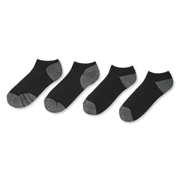Athletic Works Men's Low Cut Socks 4-Pack