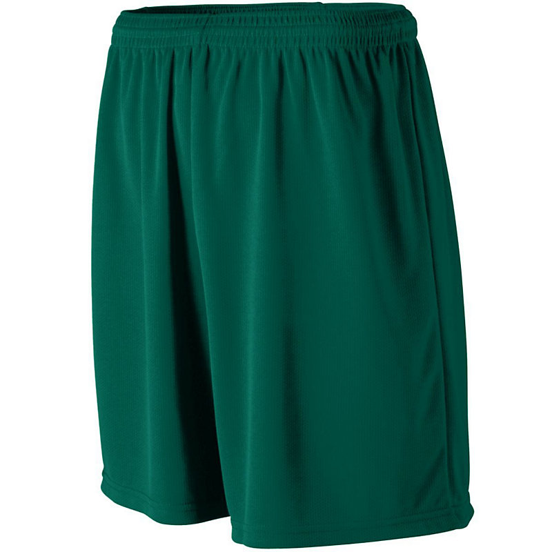 Wicking Mesh Athletic Shorts 3Xl Dark Green