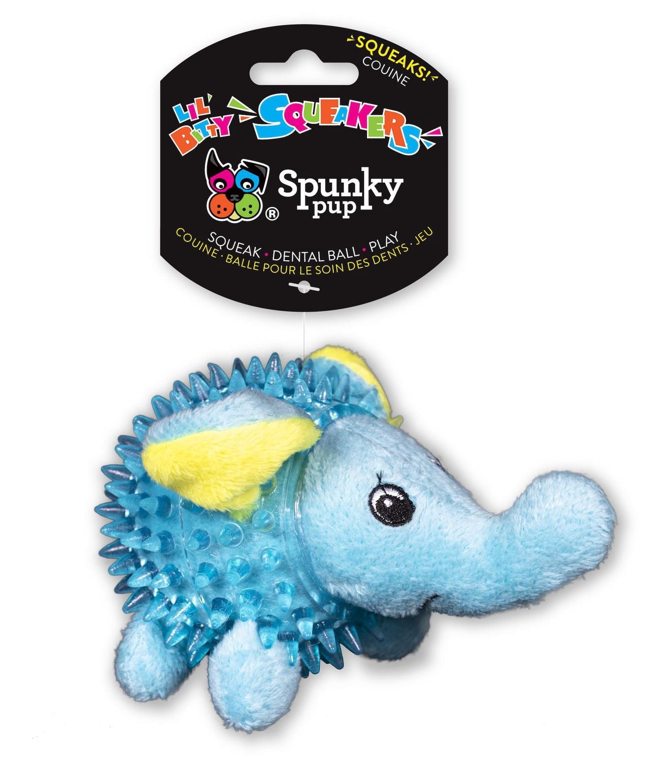 Lil' Bitty Squeaker Elephant Dog Toy