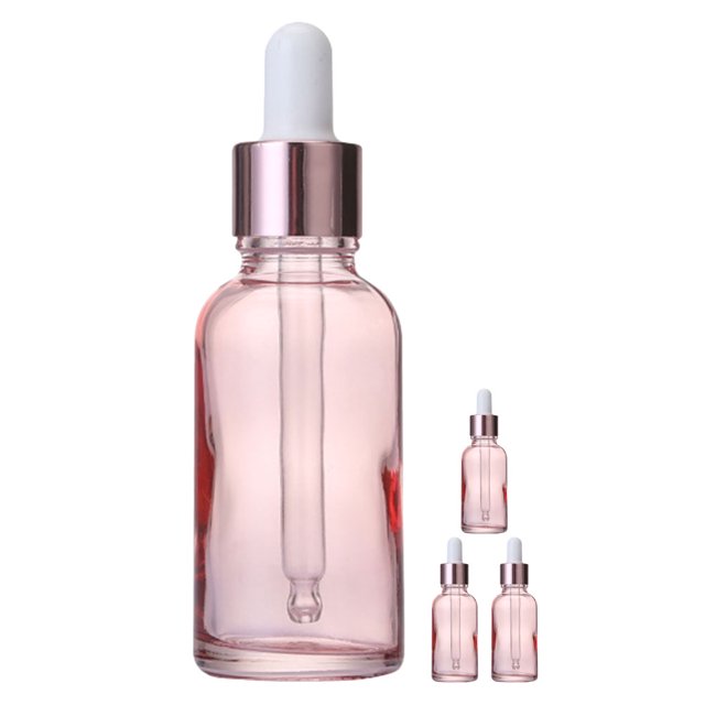 4 Pcs Bouteilles Compte-Gouttes Pratiques sous-Bouteilles en Verre Bouteilles Compte-Gouttes Étanches à la Lumière Bouteilles Compte-Gouttes Réutilisables