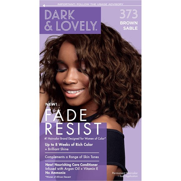 Dark and Lovely FADE RESIST BROWN SABLE RICH CONDITIONING COLOR #373