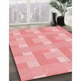 thumbnail image 3 of Ahgly Company Tapis d'Intérieur Lavables en Machine Rectangle Pastel Transitionnel Rose, 2' x 3', 3 of 7