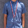 thumbnail image 4 of Lanyard Mopar Logo Stripe Blue White Red, 4 of 4