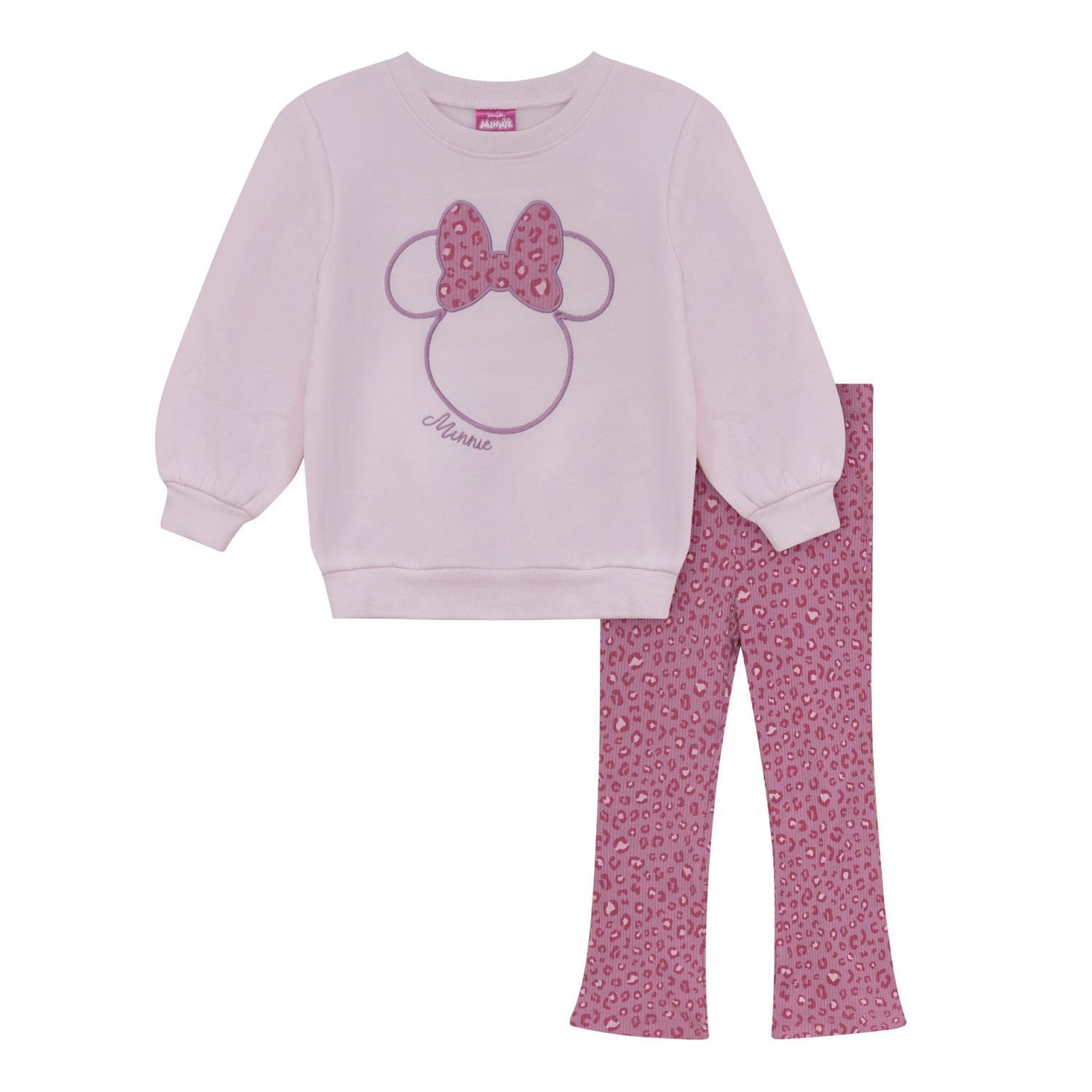 Disney Minnie Mouse Ensemble Sweat-shirt et Pantalon 2-pièces pour Petites Filles