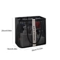 thumbnail image 3 of Mesh Shower Caddy Bag Bathroom Caddy Organizer Portable Hanging Caddy Bag For Camping Gym, 3 of 9