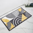 thumbnail image 4 of Xihbxyly Rug Area Rug Living Room Bedroom Rug Bathroom Floor Mat Microfiber Inkjet Printing Bathroom Absorbent Foot Mat Bedroom Door Mat Non Slip Mat Flocked Carpet Geometric Pattern, 4 of 6