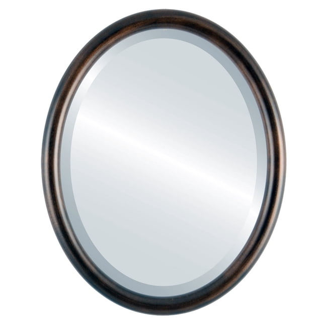 Pasadena Framed Mirror - Rubbed Bronze