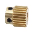 thumbnail image 4 of Brass Gear Rotable Extruder Wheel Universal Portable Teeth Drive Gear Resuable Brass Pipe Fitting 26 Teeth, 4 of 9