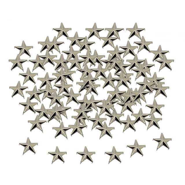 100pcs Five Pointed Star Rivets Hats Rivets Claw Nails Shape Stylish Rivets Claw 2cm