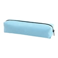 thumbnail image 2 of Blue Students Simple Oxford Cloth Pencil Bag Large Capacity Stationery Organizer Compact Opening Design Blue School Supply, 2 of 6