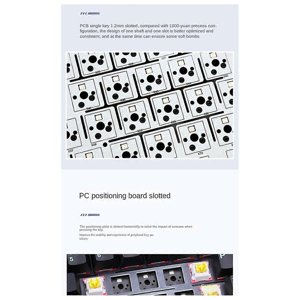 Aula F87pro 87Key Clavier mécanique à chaud sans fil Clacher A