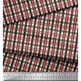 thumbnail image 3 of Soimoi Poly Georgette Fabric Gingham Check Fabric Prints By Yard 42 Inch Wide, 3 of 3