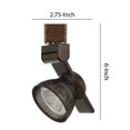 thumbnail image 5 of Benjara BM220805 12W Integrated LED Metal Track Fixture with Mesh Head, Bronze, 5 of 5