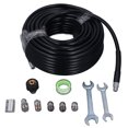 thumbnail image 1 of Sewer Jetter Kit, 5800PSI 100ft Drain Cleaner Hose Professional  For Car, 1 of 8