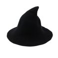 thumbnail image 1 of Modern Witch Hat Made From High Quality Sheep Wool Halloween Party Witch Hats, 1 of 3