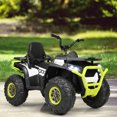 thumbnail image 3 of Gymax 12V Electric Kids Ride On Car ATV 4-Wheeler Quad w/ LED Light White, 3 of 7