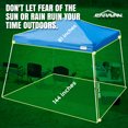 thumbnail image 3 of Caravan Canopy Pop-Up Tent V Series 2 12 x 12 ft Slanted Leg Instant Shade, Blue, 3 of 12
