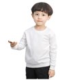 thumbnail image 2 of LSLJS Toddler Baby Boy Girl Fleece Pullover Sweatshirt Solid Color Crewneck Blouse Shirt Tops Warm Fall Winter Clothes, 2 of 5