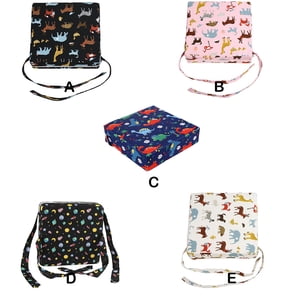 Chaise pour enfants Booster Baby Riser Boosteur coton Coussin Amovible Table de nourrissage confortable Table de chevet Haut Pad Noir
