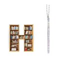 thumbnail image 4 of 26 Letter Acrylic Keychain Pendant for Books, 4 of 5