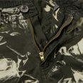 thumbnail image 3 of Birdeem Men Casual Solid Zipper Button Multi-Pocket Cropped Cargo Shorts, 3 of 7