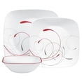 thumbnail image 1 of Corelle Splendor Square 12-Piece Glass Dinnerware Set (Service for 4), 1 of 2