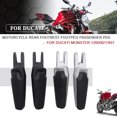 thumbnail image 2 of Motorcycle Rear Footrest Foot Pegs Pedals For DUCATI Monster 1200 821 937 Footpegs Pedals With Rubber Cover, 2 of 5