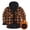 Yellow, variant on NTACZA Jackets for Man Casual Thicken Fleece Lined Hooded Green Button Down Plaid Hooidies Winter Men Coats,L