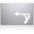thumbnail image 1 of The Decal Guru 1898-MAC-13X-W Sling Shot Apple Decal Vinyl Sticker, White, 13" MacBook Pro (2016 & Newer), 1 of 1