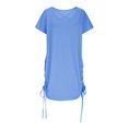 thumbnail image 2 of KIHOUT Paréos de Bain pour Femmes Bikini Paréo Décontracté Ample Robe Chemise de Plage avec Cordon S-TTG, 2 of 9