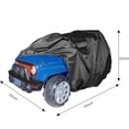 thumbnail image 3 of Kids Ride-On Toy Car Cover， Outdoor Protective Cover for Children's Electric Vehicles- Universal Fit,Waterproof Windproof Snow Dust Protection,55" x 33" 32". -, 3 of 4