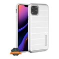 thumbnail image 1 of Apple iPhone 11 PRO Étui de Téléphone [Choc] Protection contre les Chutes PC Rigide Souple Hybride Impact Robuste Double Couches Protection Corporelle Texturée Antidérapante Armure Caoutchouc Robuste Étui TPU Argent pour iPhone 11 PRO, 1 of 2