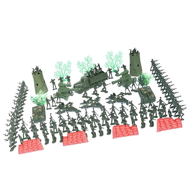 167 Pcs Figurines et Accessoires Soldats, Soldats de Guerre