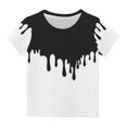 thumbnail image 2 of Meichang T-Shirts pour Enfants T-Shirts à Manches Courtes T-Shirts Tendance à Col Rond T-Shirts Hauts Coupe Ample Décontractés T-Shirts Mother's Day pour Garçons et Filles de 3 à 14 Ans, 2 of 5