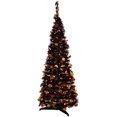 thumbnail image 2 of Northlight Pre-Lit Pop Up Artificial Jack O' Lantern Halloween Tree - 4' - Orange Lights, 2 of 6