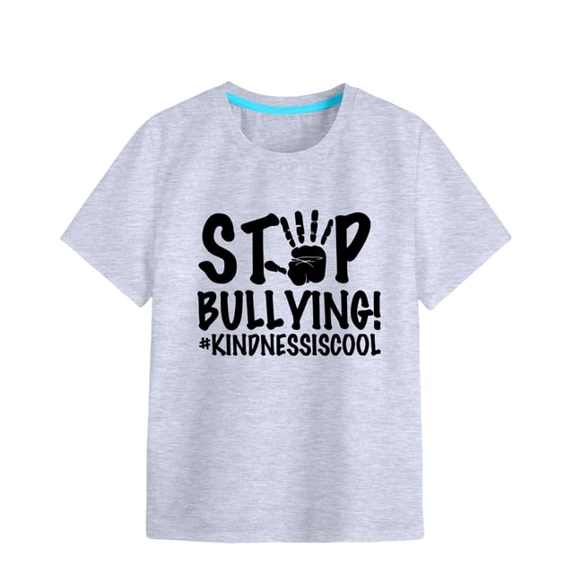 WEAIXIMIUNG T-Shirts pour Adolescentes 16-18 Filles Manches Courtes Col Rond T-Shirts Imprimés 6 Couleurs