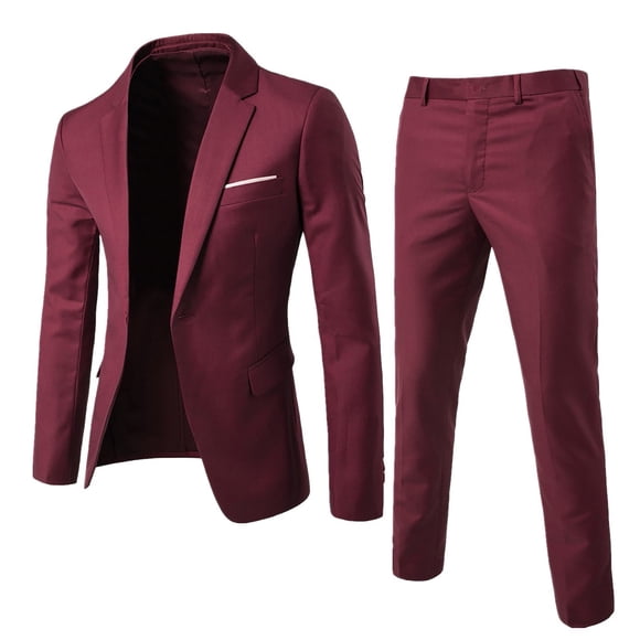 Kcodviy Men’S Suit Slim 2 Mens Suit Separates Slim Fit Piece Suit Business Wedding Big and Tall Suits Party Jacket Vest & Mens Blazers Slim Fit Pants Coat